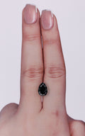 1.95 Carat Natural Fancy Black Pear Diamond SE-10385