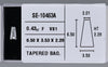 0.43 Carat Natural F VS1 Tapered baguette Diamond SE-10463A