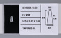 0.30 Carat Natural F VS2 Tapered baguette Diamond SE-9520A