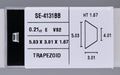 0.21 Carat Natural E VS2 Trapezoid Diamond SE-4131B