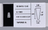0.40 Carat Natural E VS1 Tapered baguette Diamond SE-9441A