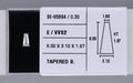 0.30 Carat Natural E VVS2 Tapered baguette Diamond SE-9589A