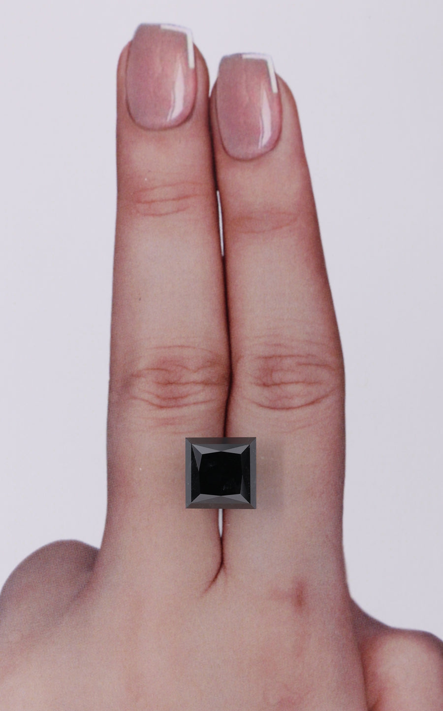 IGI 6.94 Carat Natural Fancy Black Princess Diamond SE-9926IN