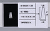 0.53 Carat Natural G VVS2 Tapered baguette Diamond SE-9523A