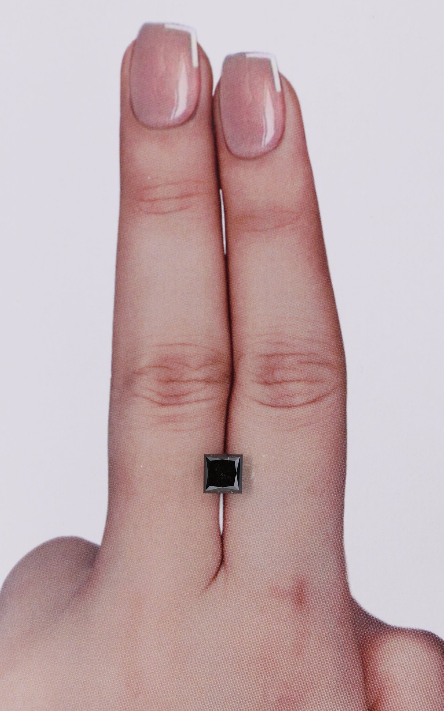 IGI 0.85 Carat Natural Fancy Black Princess Diamond SE-10438IN