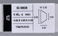 0.42 Carat Natural G VVS1 Trapezoid Diamond SE-9883B