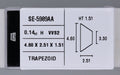 0.14 Carat Natural H VVS2 Trapezoid Diamond SE-5989AA