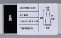 0.22 Carat Natural F VS1 Tapered baguette Diamond SE-9726B