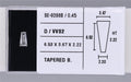 0.45 Carat Natural D VVS2 Tapered baguette Diamond SE-9268B