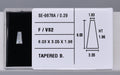 0.29 Carat Natural F VS2 Tapered baguette Diamond SE-9878A