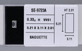 0.33 Carat Natural H VVS1 Baguette Diamond SE-9723A