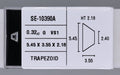 0.32 Carat Natural G VS1 Trapezoid Diamond SE-10390A