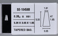 0.26 Carat Natural G VS1 Tapered baguette Diamond SE-10458B
