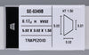 0.17 Carat Natural H VVS2 Trapezoid Diamond SE-6349BBB