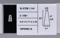 0.44 Carat Natural E VS1 Tapered baguette Diamond SE-9725B
