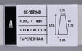 0.20 Carat Natural F VS1 Tapered baguette Diamond SE-10234B