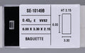 0.43 Carat Natural E VVS2 Baguette Diamond SE-10149B