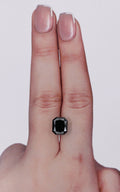 IGI 3.13 Carat Natural Fancy Black Radiant Diamond SE-10447IN