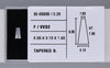 0.28 Carat Natural F VVS2 Tapered baguette Diamond SE-9598B