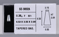 0.38 Carat Natural F SI1 Tapered baguette Diamond SE-9892A