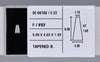 0.22 Carat Natural F VS2 Tapered baguette Diamond SE-9874B