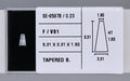 0.23 Carat Natural F VS1 Tapered baguette Diamond SE-9597B