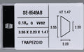 0.18 Carat Natural G VVS2 Trapezoid Diamond SE-8549AB