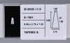 0.19 Carat Natural D VS1 Tapered baguette Diamond SE-9802B
