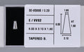 0.29 Carat Natural E VVS2 Tapered baguette Diamond SE-9589B