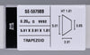 0.20 Carat Natural D VVS2 Trapezoid Diamond SE-5979BB