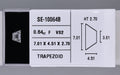 0.64 Carat Natural F VS2 Trapezoid Diamond SE-10064B