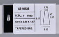 0.24 Carat Natural F VVS2 Tapered baguette Diamond SE-9963B