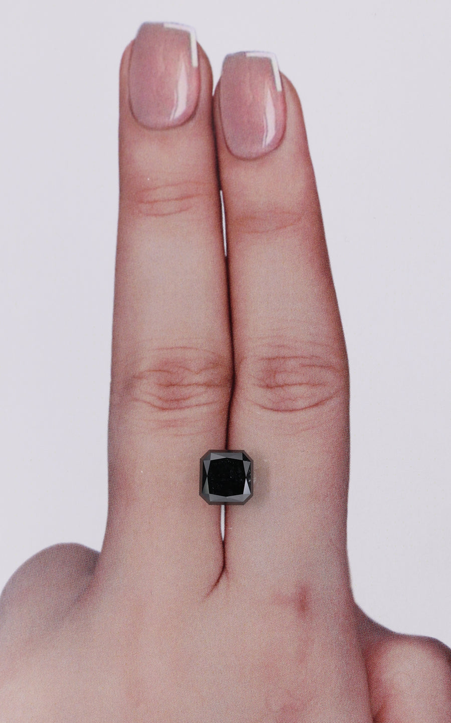 IGI 2.44 Carat Natural Fancy Black Radiant Diamond SE-10478IN