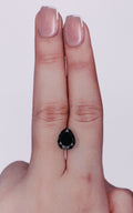 IGI 2.71 Carat Natural Fancy Black Pear Diamond SE-10353TTI
