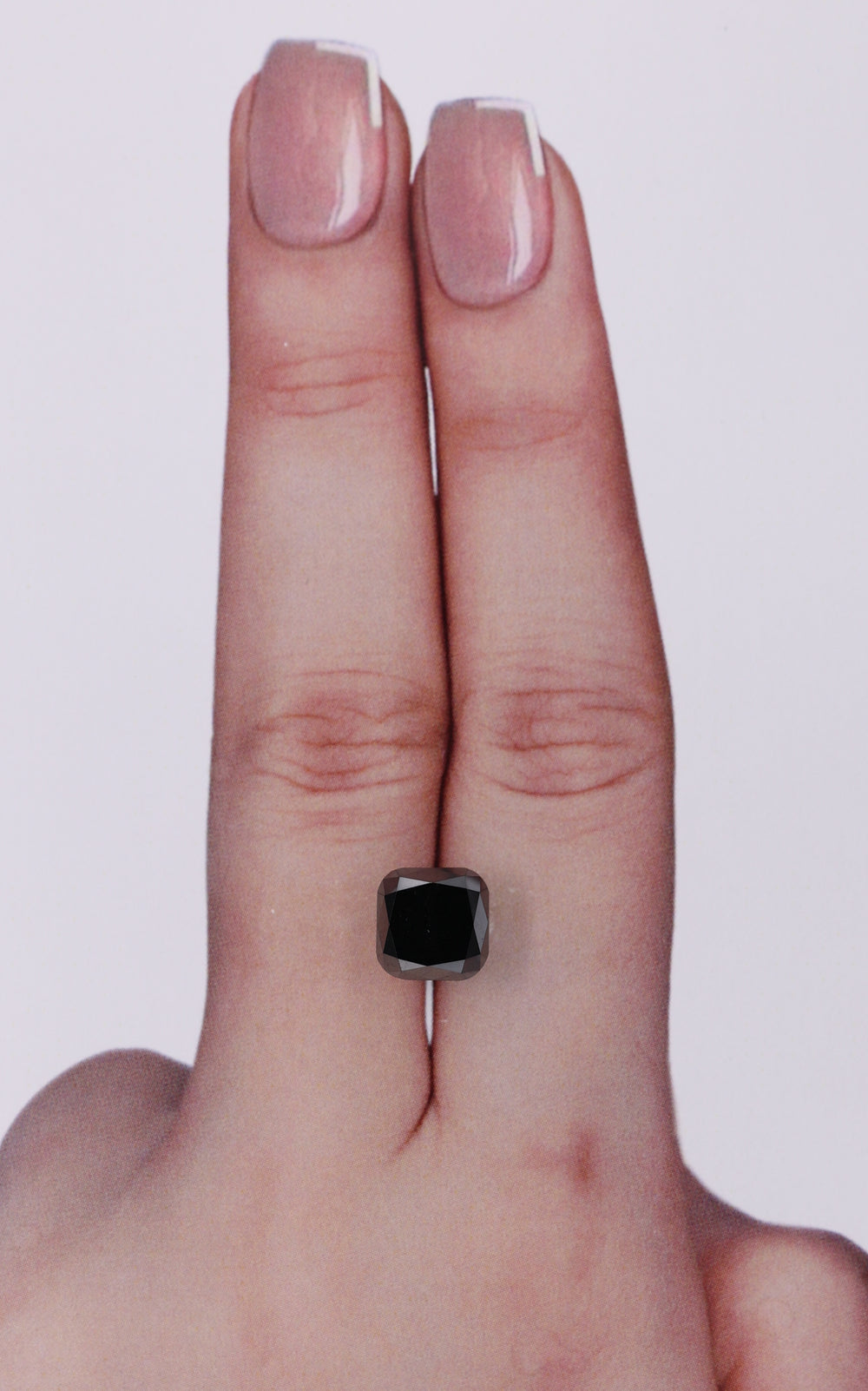 IGI 3.16 Carat Natural Fancy Black Cushion Diamond SE-10355TTI