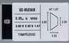 0.20 Carat Natural G VVS2 Trapezoid Diamond SE-8523AB
