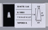 0.48 Carat Natural G VVS1 Tapered baguette Diamond SE-9477B