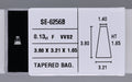 0.13 Carat Natural F VVS2 Tapered baguette Diamond SE-6256B
