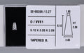 0.27 Carat Natural D VVS1 Tapered baguette Diamond SE-9609A