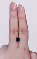 GIA 1.32 Carat Natural Fancy Black Emerald Diamond SE-9795GN