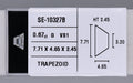 0.67 Carat Natural G VS1 Trapezoid Diamond SE-10327B
