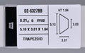 0.21 Carat Natural G VVS2 Trapezoid Diamond SE-6327BB