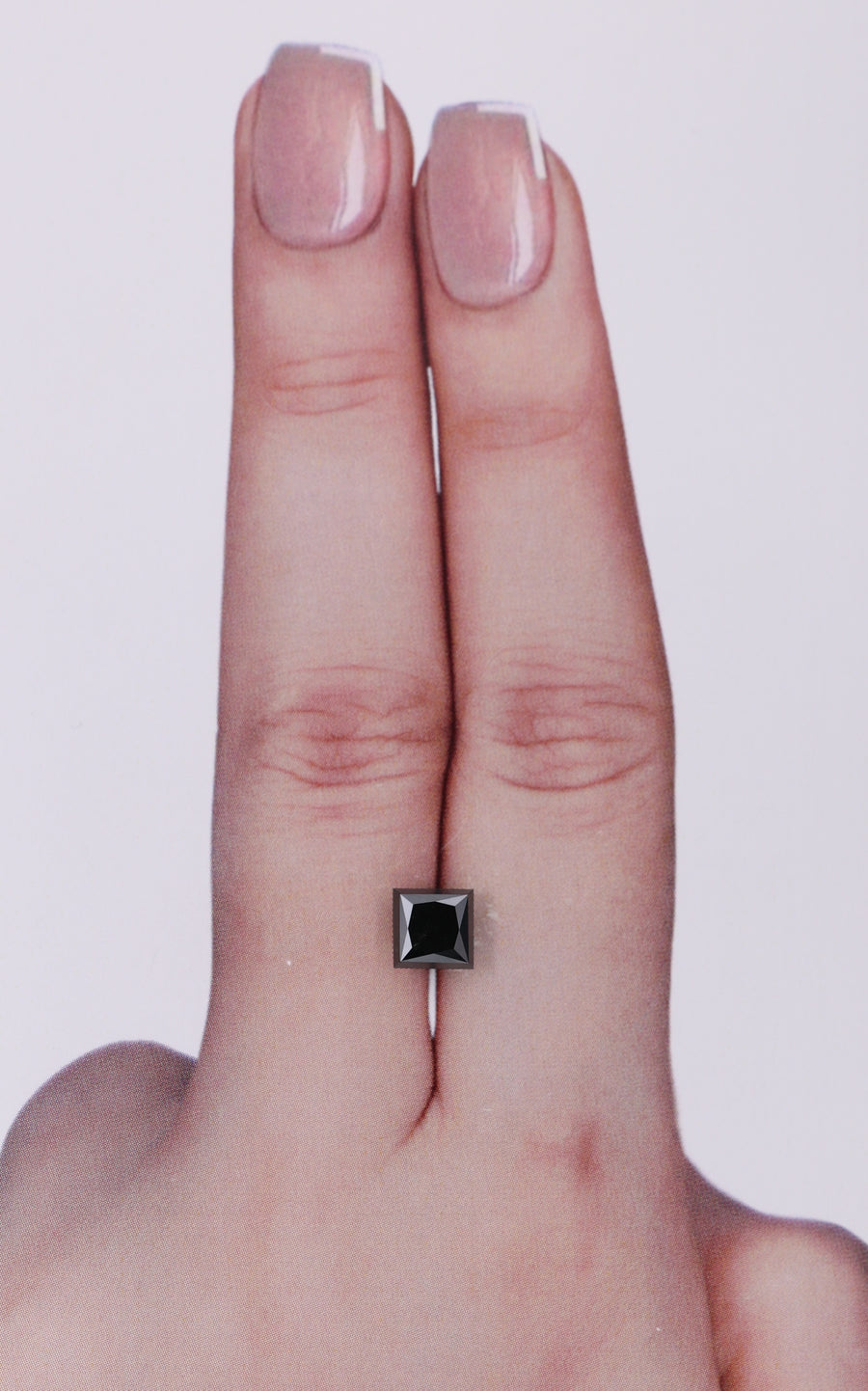 1.31 Carat Natural Fancy Black Princess Diamond SE-9858