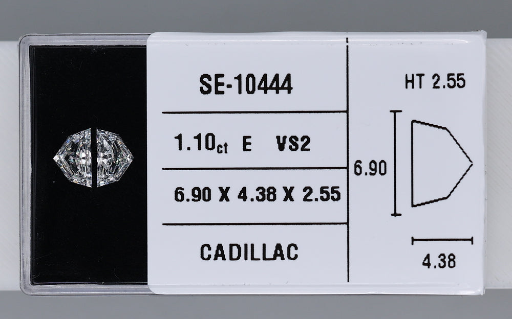0.58 Carat Natural E VS2 Trapezoid Diamond SE-10444A