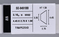 0.16 Carat Natural H VVS2 Trapezoid Diamond SE-8491BBB