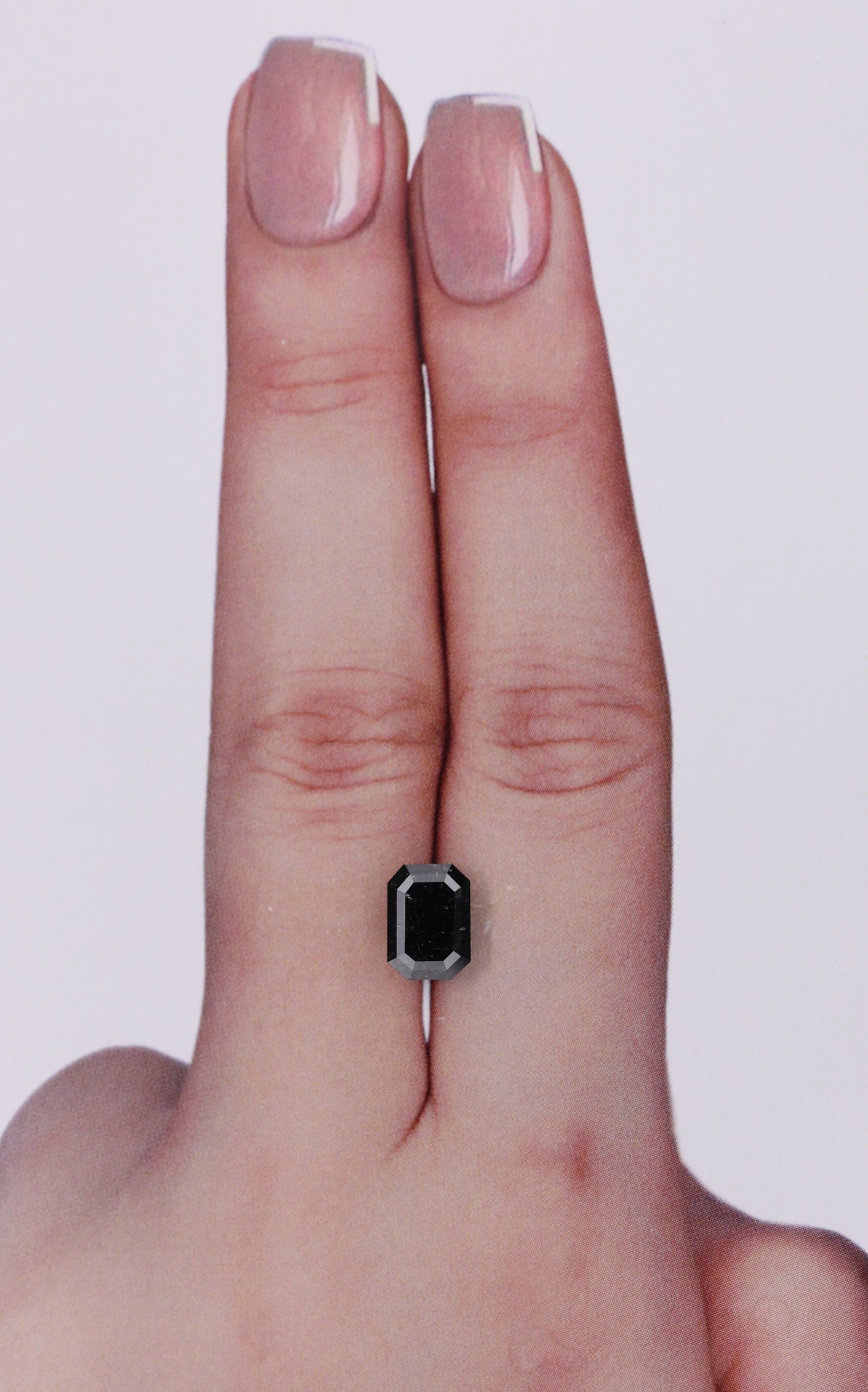 IGI 1.53 Carat Natural Fancy Black Emerald Diamond SE-10366IN