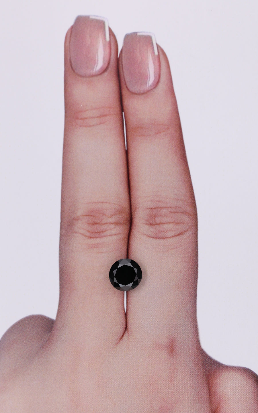GIA 1.70 Carat Natural Fancy Black Round Diamond SE-9363GN