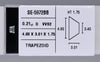 0.21 Carat Natural D VVS2 Trapezoid Diamond SE-5972BB