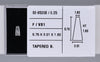 0.25 Carat Natural F VS1 Tapered baguette Diamond SE-9520B