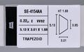 0.22 Carat Natural E VVS2 Trapezoid Diamond SE-4154AA